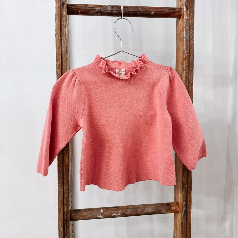 NWT ⭐️ ETTIE & H HERDA PINK SWEATER - 2 Sizes Available 12-18M & 2T 🌸
